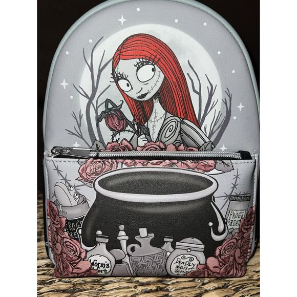Loungefly The Nightmare Before Christmas Sally Cauldron Mini Backpack - Picture 2 of 9